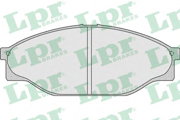 LPR - 05P927 - Комплект тормозных колодок, дисковый тормоз (Тормозная система)