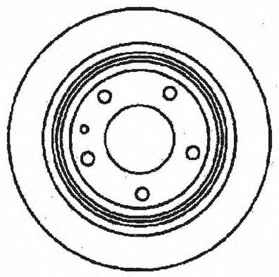 BENDIX - 561162B - Тормозной диск