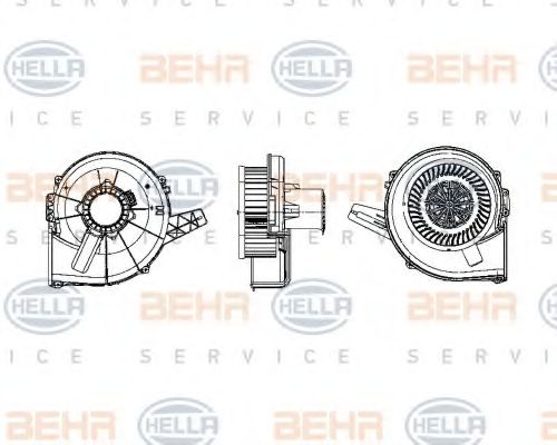 HELLA - 8EW 009 157-111 - Вентилятор салона (Отопление / вентиляция)