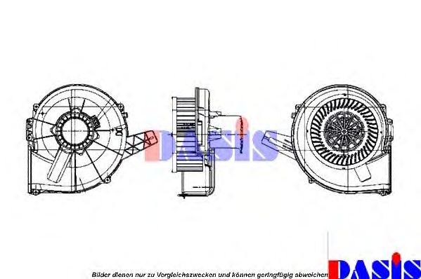 AKS DASIS - 740308N - Вентилятор салона (Отопление / вентиляция)