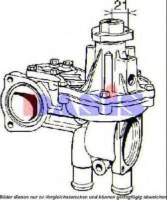 AKS DASIS - 785731N - Водяной насос (Охлаждение)