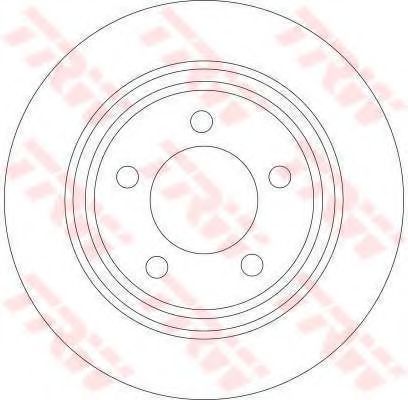 TRW - DF4420 - Тормозной диск (Тормозная система)
