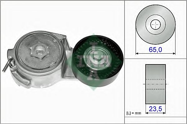 INA - 534 0069 10 - Натяжная планка, поликлиновой ремень (Ременный привод)