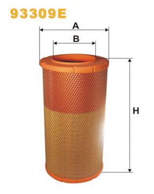 WIX FILTERS - 93309E - Воздушный фильтр (Система подачи воздуха)