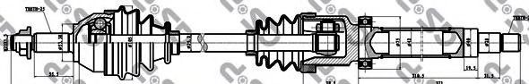 GSP - 218046 - Приводной вал (Привод колеса)