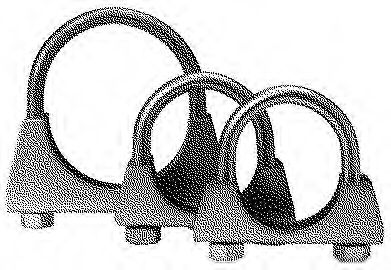 BOSAL - 250-845 - Клемма, система выпуска (Система выпуска ОГ)