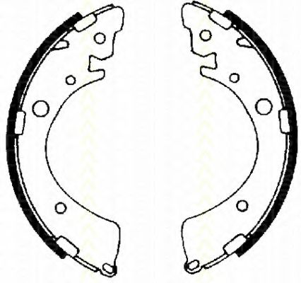 TRISCAN - 8100 40441 - Комплект тормозных колодок (Тормозная система)