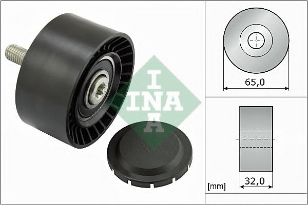 INA - 532 0660 10 - Паразитный / ведущий ролик, поликлиновой ремень (Ременный привод)