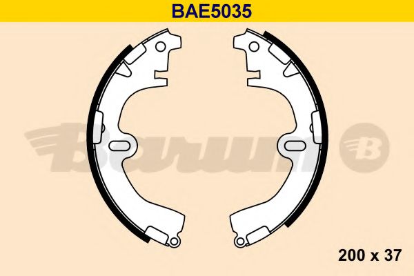 BARUM - BAE5035 - Комплект тормозных колодок (Тормозная система)