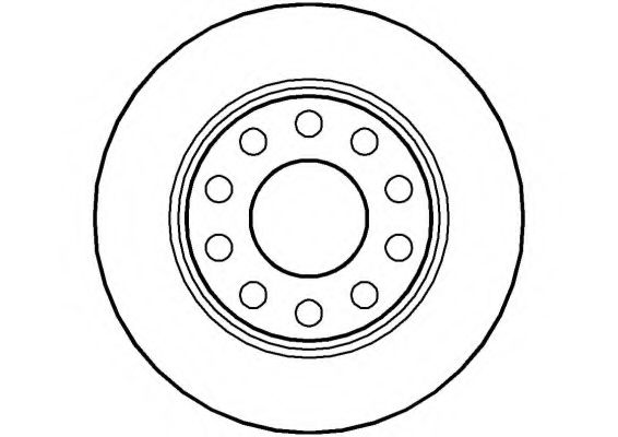 NATIONAL - NBD1152 - Тормозной диск (Тормозная система)