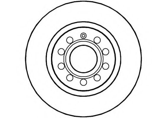 NATIONAL - NBD1294 - Тормозной диск (Тормозная система)