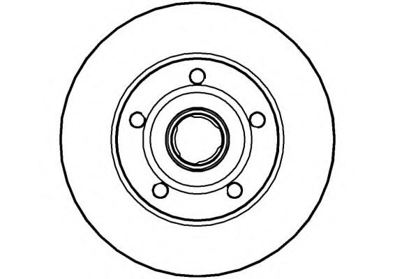 NATIONAL - NBD709 - Тормозной диск (Тормозная система)