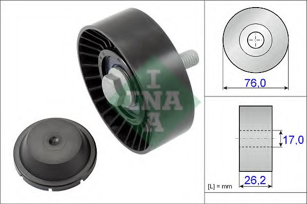 INA - 532 0632 10 - Паразитный / ведущий ролик, поликлиновой ремень (Ременный привод)