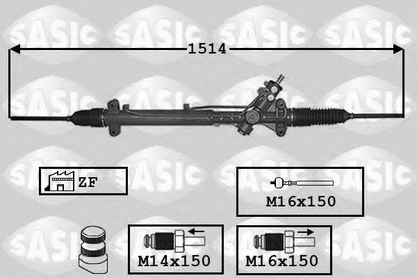 SASIC - 7006048 - Рулевой механизм (Рулевое управление)