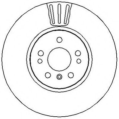 JURID - 562343J - Тормозной диск (Тормозная система)