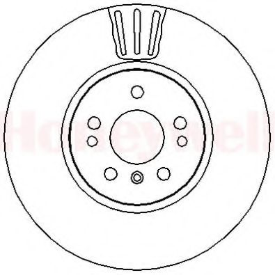 BENDIX - 562343B - Тормозной диск