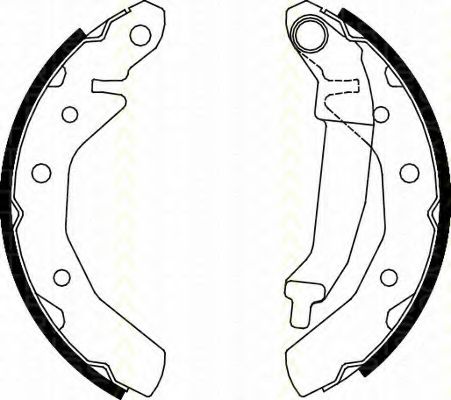 TRISCAN - 8100 21610 - Комплект тормозных колодок (Тормозная система)