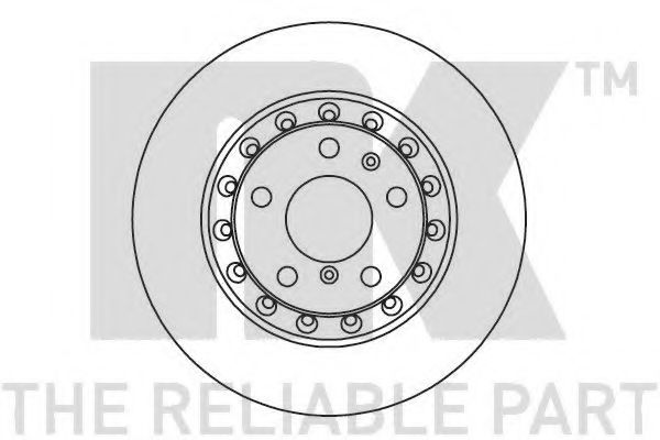 NK - 2047126 - Тормозной диск (Тормозная система)