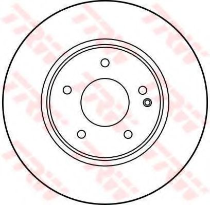 TRW - DF2779 - Тормозной диск (Тормозная система)