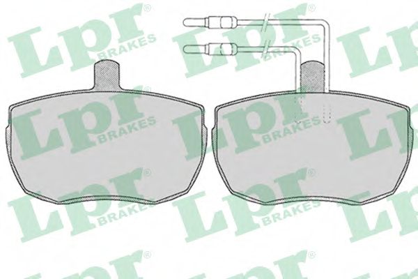 LPR - 05P013 - Комплект тормозных колодок, дисковый тормоз (Тормозная система)