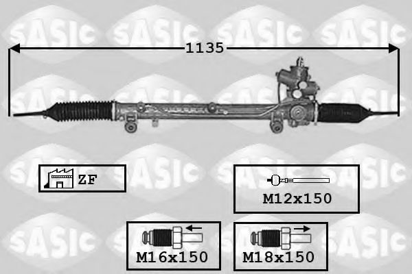 SASIC - 7176055 - Рулевой механизм (Рулевое управление)