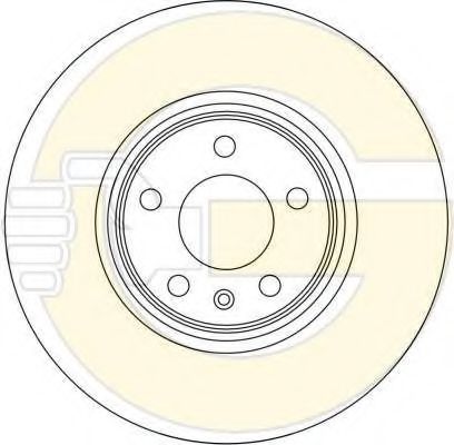 GIRLING - 6043581 - Тормозной диск (Тормозная система)