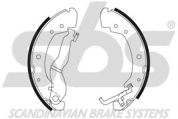 SBS - 18492747549 - Комплект тормозных колодок (Тормозная система)