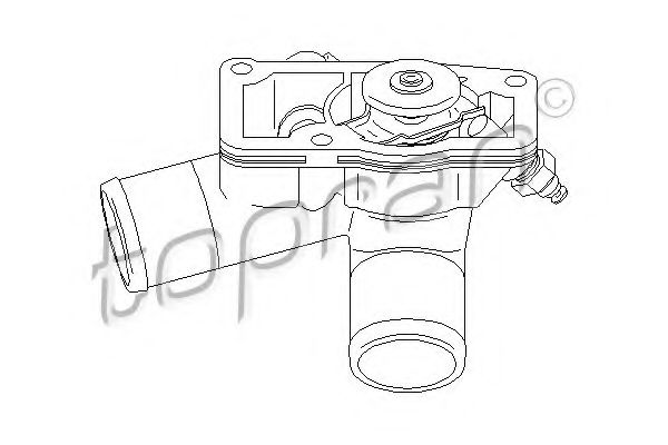 TOPRAN - 207 507 - Термостат, охлаждающая жидкость (Охлаждение)