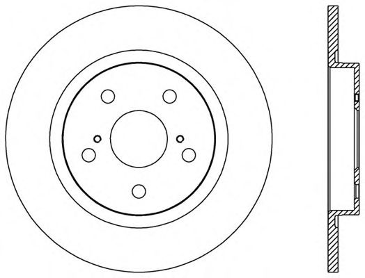 OPEN PARTS - BDR2523.10 - Тормозной диск (Тормозная система)