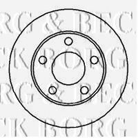 BORG & BECK - BBD5074 - Тормозной диск (Тормозная система)