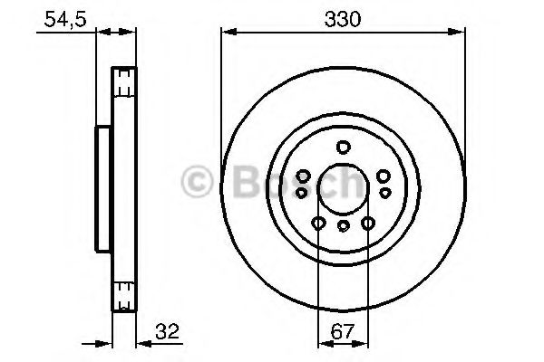 BOSCH - 0 986 479 269 - Тормозной диск (Тормозная система)