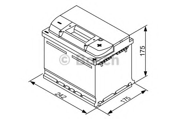 BOSCH - 0 092 S30 041 - Стартерная аккумуляторная батарея (Система стартера)