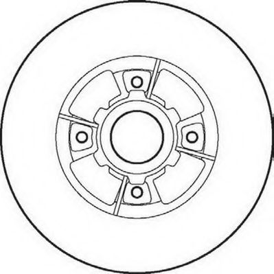 JURID - 561968J - Тормозной диск (Тормозная система)