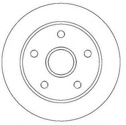 BENDIX - 561566B - Тормозной диск