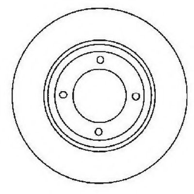 BENDIX - 561688B - Тормозной диск