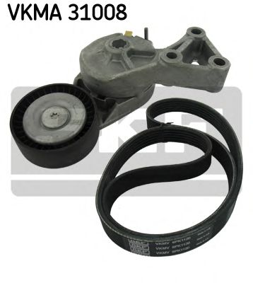 SKF - VKMA 31008 - Поликлиновой ременный комплект (Ременный привод)