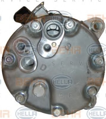 HELLA - 8FK 351 127-981 - Компрессор, кондиционер (Кондиционер)