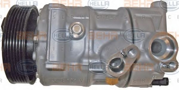 HELLA - 8FK 351 135-421 - Компрессор, кондиционер (Кондиционер)