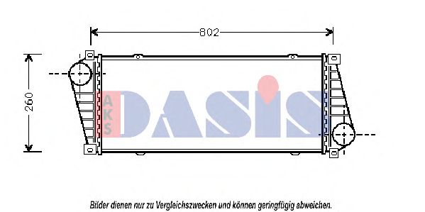 AKS DASIS - 137320N - Интеркулер (Система подачи воздуха)