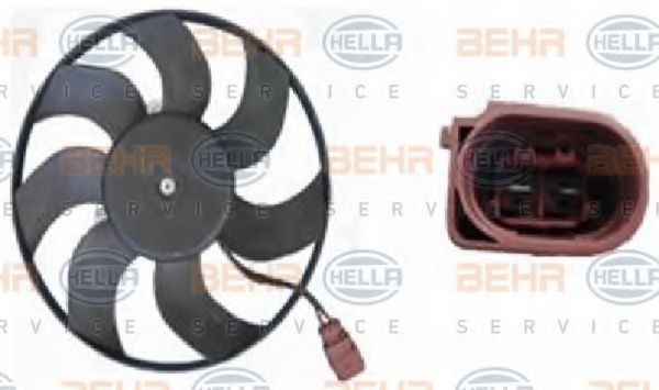 BEHR HELLA SERVICE - 8EW 351 039-181 - Вентилятор, охлаждение двигателя (Охлаждение)