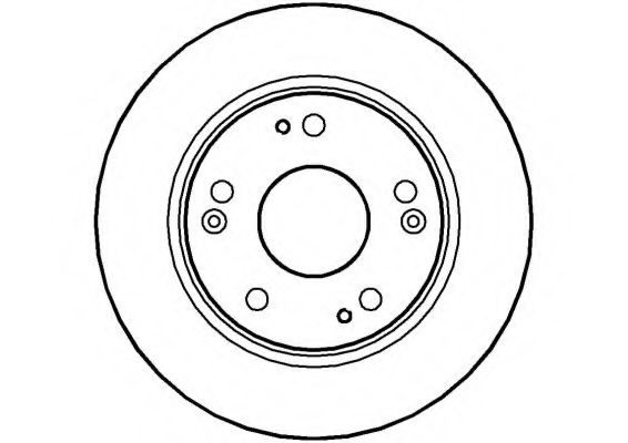 NATIONAL - NBD1337 - Тормозной диск (Тормозная система)