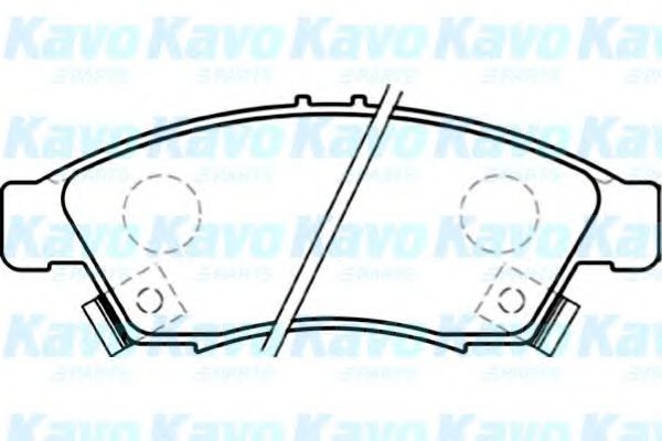 KAVO PARTS - BP-8522 - Комплект тормозных колодок, дисковый тормоз (Тормозная система)