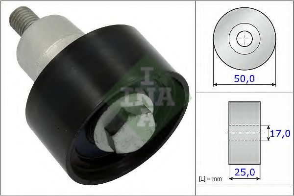 INA - 532 0753 10 - Паразитный / Ведущий ролик, зубчатый ремень (Ременный привод)