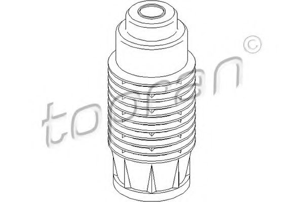 TOPRAN - 200 433 - Защитный колпак / пыльник, амортизатор (Подвеска / амортизация)