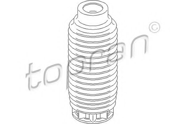 TOPRAN - 722 788 - Защитный колпак / пыльник, амортизатор (Подвеска / амортизация)