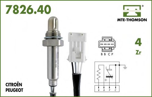 MTE-THOMSON - 7826.40.040 - Лямбда-зонд (Приготовление смеси)