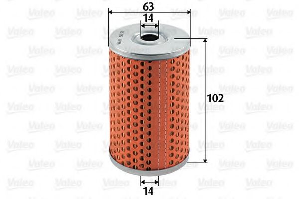 VALEO - 587911 - Топливный фильтр (Система подачи топлива)