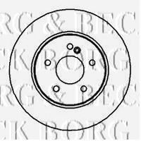 BORG & BECK - BBD5080 - Тормозной диск (Тормозная система)