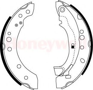 BENDIX - 362409B - Комплект тормозных колодок