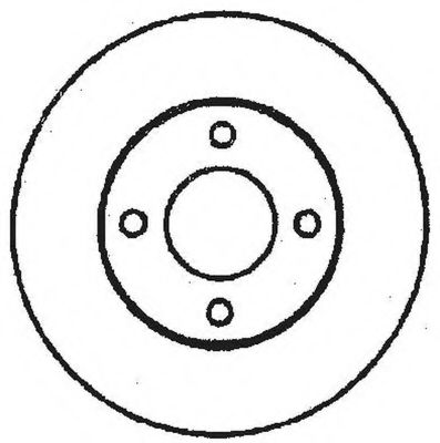 BENDIX - 561244B - Тормозной диск